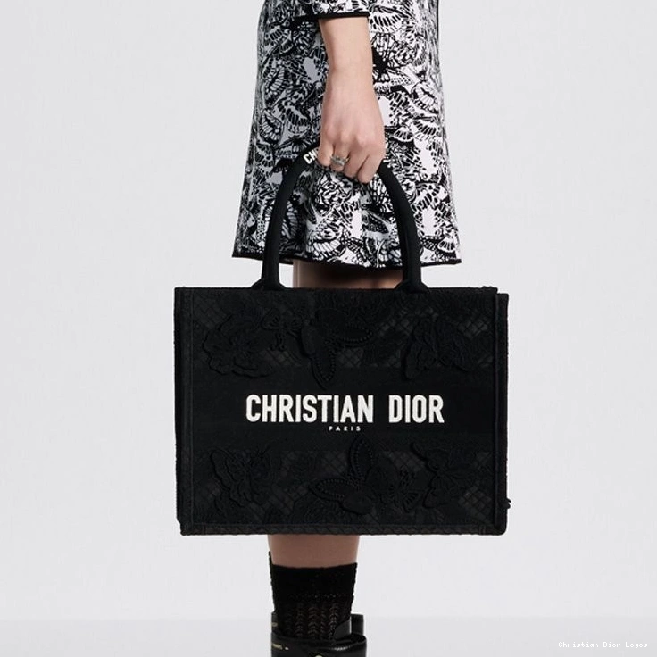 Cheap D-Lace Dior Motif Tote Book Butterfly Canvas Black 0720 Luxury